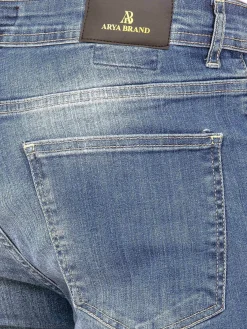 Wam Denim Jeans<Albaric Faded Slim Fit Light Navy Jeans