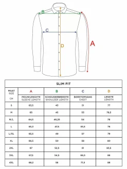 Wam Denim Overhemd Lange Mouwen<Ales Solid Structured Anthracite Overhemd Lange Mouw