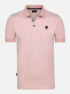 Wam Denim Polo'S<Aney Dynamic Texture Pink Polo