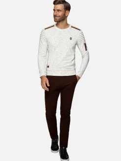 Wam Denim Sweaters<Anita Slim Fit Crew Neck Off-White Sweater