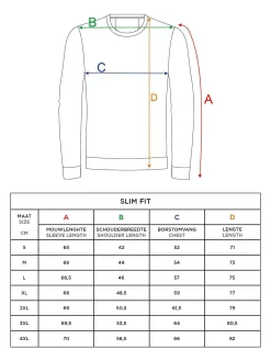 Wam Denim Sweaters<Anita Slim Fit Crew Neck Off-White Sweater