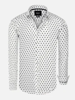 Wam Denim Overhemd Lange Mouwen<Apollo Tailored Fit White Overhemd