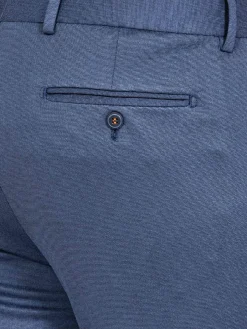 Wam Denim Pantalons<Archer Slim Fit Plain Indigo Navy Pantalon