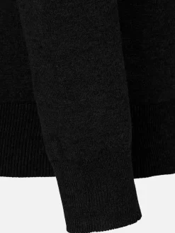 Wam Denim Sweaters<Athens V-Neck Black Sweater