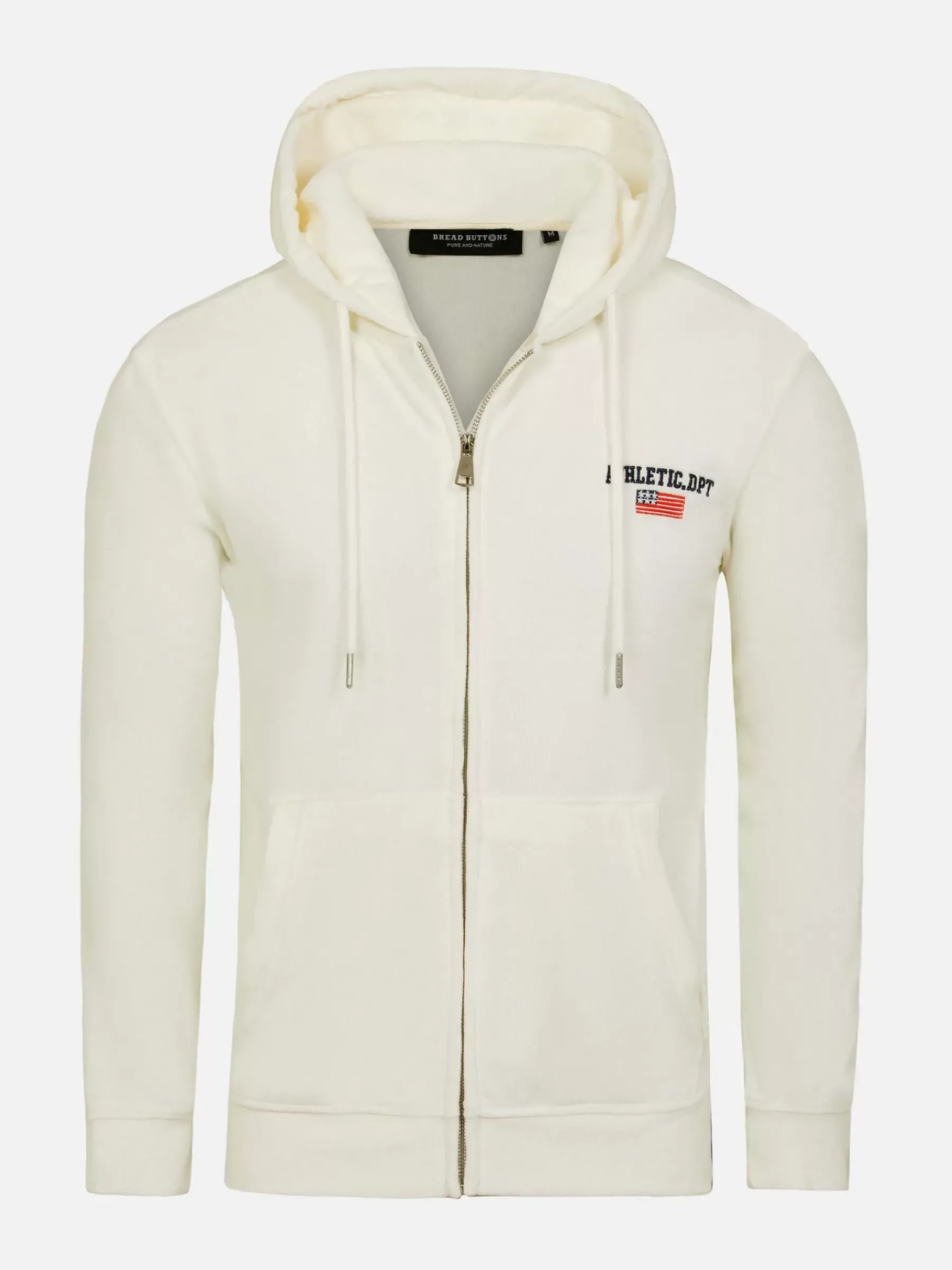 Wam Denim Sweaters<Avery Full Zipped White Hoodie Shorts Set