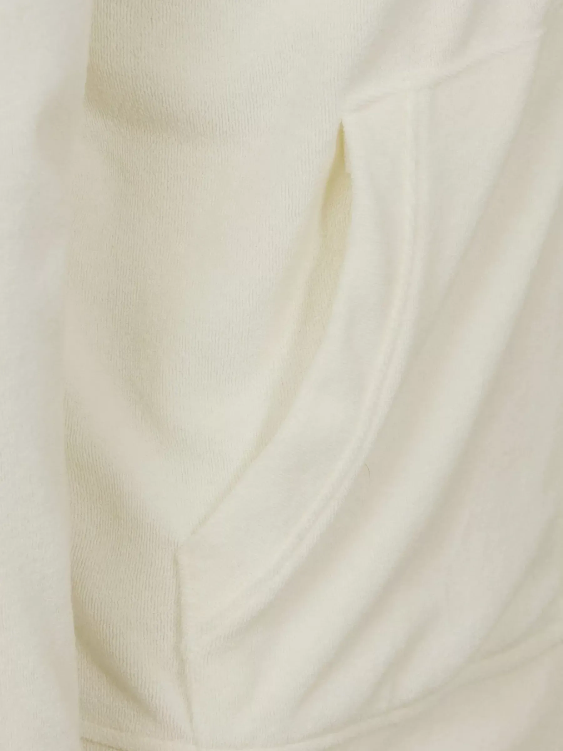 Wam Denim Sweaters<Avery Full Zipped White Hoodie Shorts Set