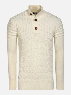 Wam Denim Truien<Avon Off White Pattern Truien