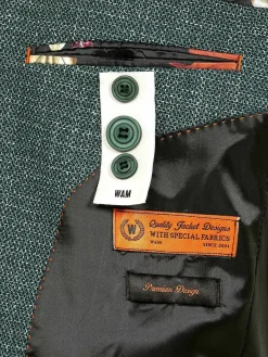 Wam Denim Colberts<Balboa Textured Green Colbert