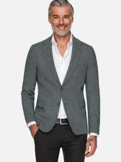 Wam Denim Colberts<Balboa Textured Green Colbert