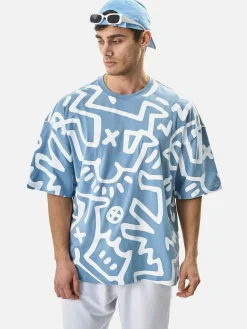 Wam Denim Streetwear<Byron Light Blue T-Shirt