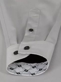 Wam Denim Overhemd Lange Mouwen<Caesar Light Grey Shirt Caesar Light Grey Overhemd