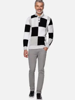 Wam Denim Truien<Cambridge Pattern Black White Truien