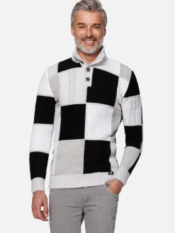 Wam Denim Truien<Cambridge Pattern Black White Truien