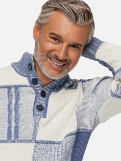 Wam Denim Truien<Cambridge Pattern Blue White Truien