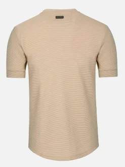 Wam Denim T-Shirts<Dambas Signature Crew Neck T-Shirt Beige