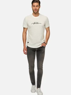 Wam Denim T-Shirts<Dambas Signature Crew Neck T-Shirt Off White