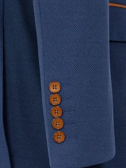 Wam Denim Colberts<Dwayne Notched Lapel Light Navy Colbert