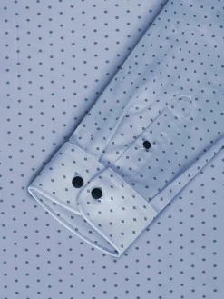 Wam Denim Overhemd Lange Mouwen<Emiliano Slim Fit Blue Overhemd Lange Mouw