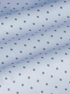 Wam Denim Overhemd Lange Mouwen<Emiliano Slim Fit Blue Overhemd Lange Mouw