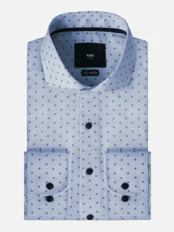 Wam Denim Overhemd Lange Mouwen<Emiliano Slim Fit Blue Overhemd Lange Mouw