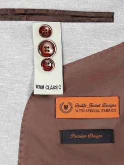 Wam Denim Colberts<Engima Patch Pocket Slim Light Grey Colbert