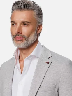 Wam Denim Colberts<Engima Patch Pocket Slim Light Grey Colbert