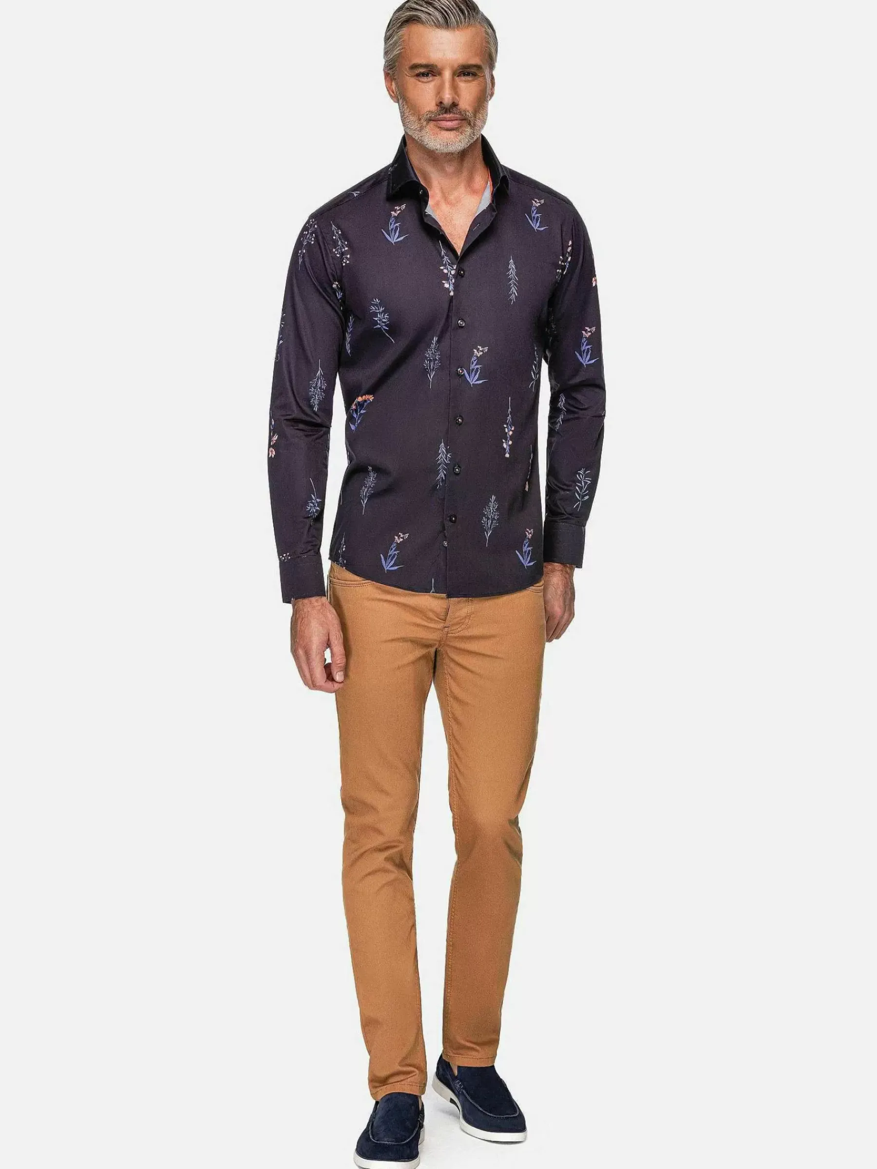 Wam Denim Overhemd Lange Mouwen<Equinox Floral Print Overhemd Lange Mouw