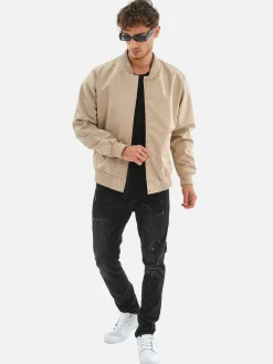 Wam Denim Streetwear<Ermias Beige Jassen