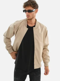 Wam Denim Streetwear<Ermias Beige Jassen