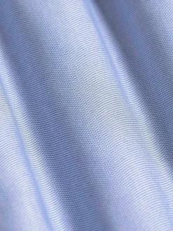 Wam Denim Overhemd Lange Mouwen<Flers Double Collar Blue Overhemd Lange Mouw