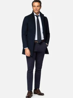 Wam Denim Manteljassen<Franklin Widespread Notch Collar Dark Navy Manteljassen