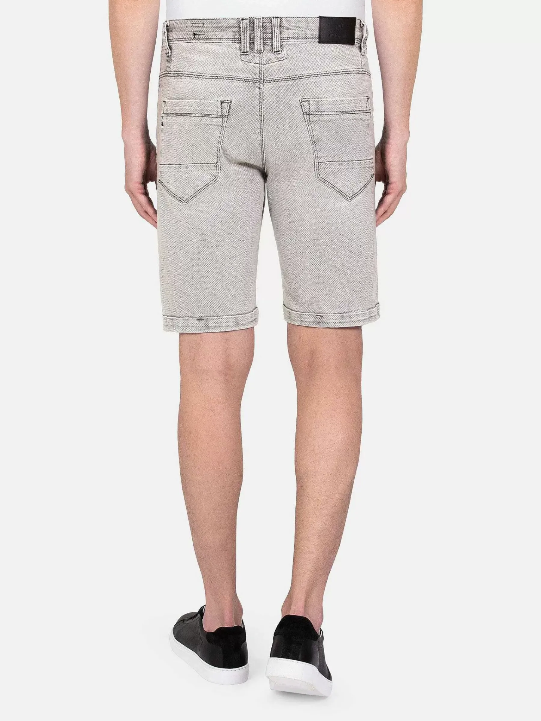 Wam Denim Shorts<Hanneman Micro Textured Grey Short
