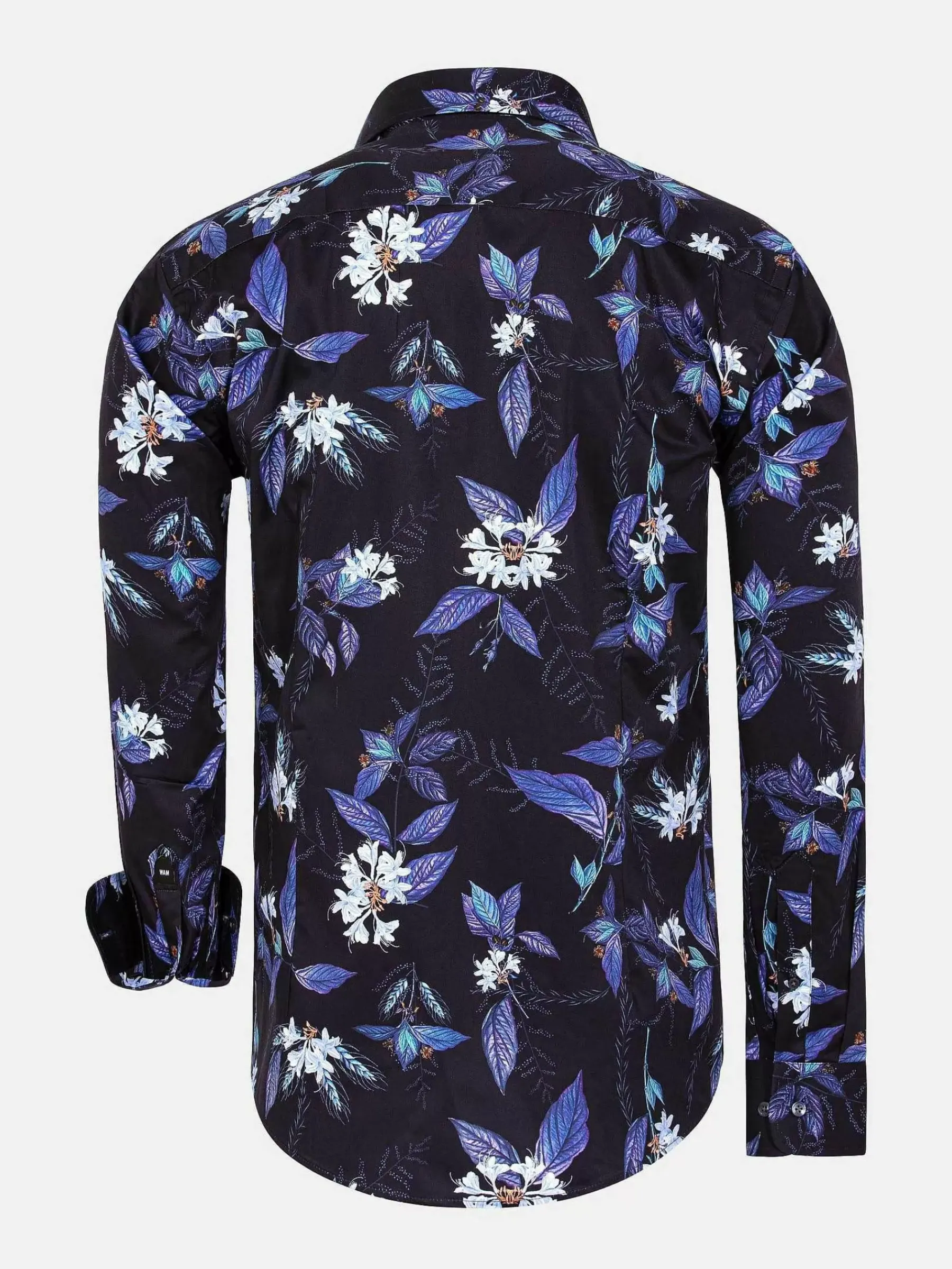 Wam Denim Overhemd Lange Mouwen<Havana Navy Floral Print Overhemd Lange Mouw