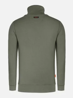 Wam Denim Sweaters<Hawaiian High Neck Khaki Sweater