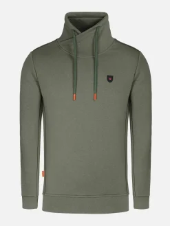 Wam Denim Sweaters<Hawaiian High Neck Khaki Sweater