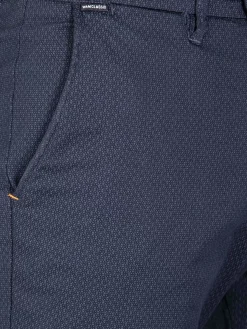 Wam Denim Shorts<Helvorit Navy Textured Korte Broek