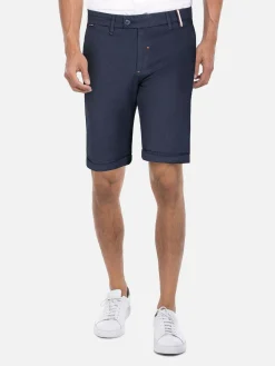 Wam Denim Shorts<Helvorit Navy Textured Korte Broek