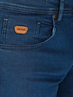 Wam Denim Jeans<Hendrix Twill Pattern Light Navy Jeans