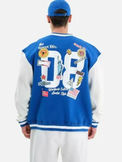 Wam Denim Streetwear<Henrik Royal Blue Jassen