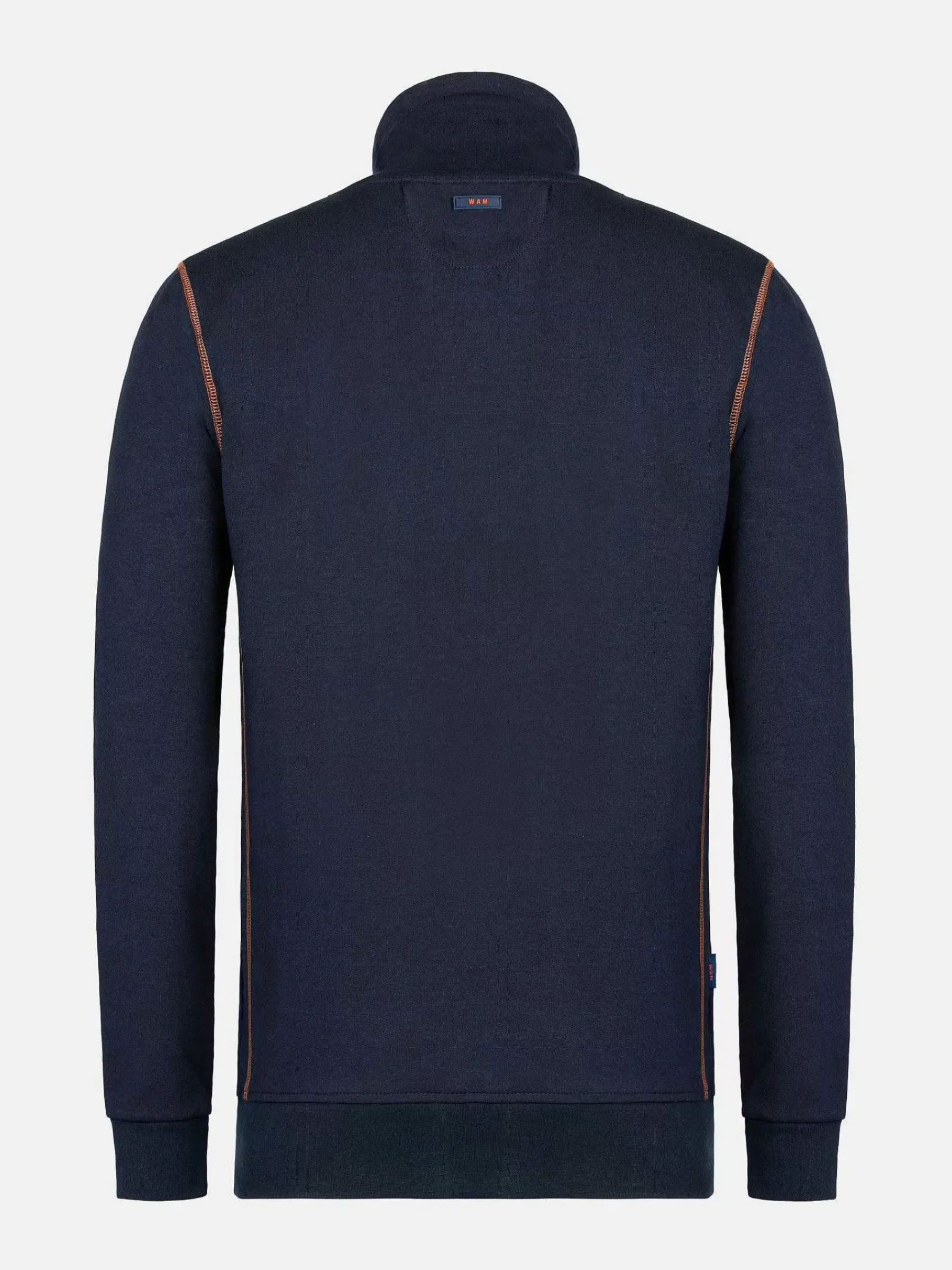 Wam Denim Sweaters<Horizon Turtleneck Navy Sweater