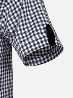 Wam Denim Overhemd Korte Mouwen<Hugo Tailored Fit Navy Overhemd