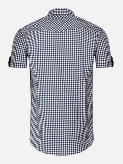 Wam Denim Overhemd Korte Mouwen<Hugo Tailored Fit Navy Overhemd