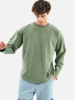 Wam Denim Streetwear<Jakob Dark Green Sweater