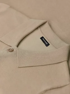 Wam Denim Polo'S<James Full Button-Down Beige Polo