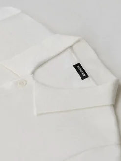 Wam Denim Polo'S<James Full Button-Down White Polo