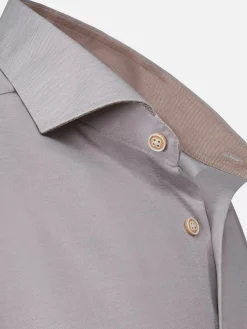 Wam Denim Overhemd Lange Mouwen<Jucinto Cut Away Collar Overhemd Lange Mouw Grey