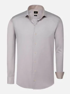 Wam Denim Overhemd Lange Mouwen<Jucinto Cut Away Collar Overhemd Lange Mouw Grey