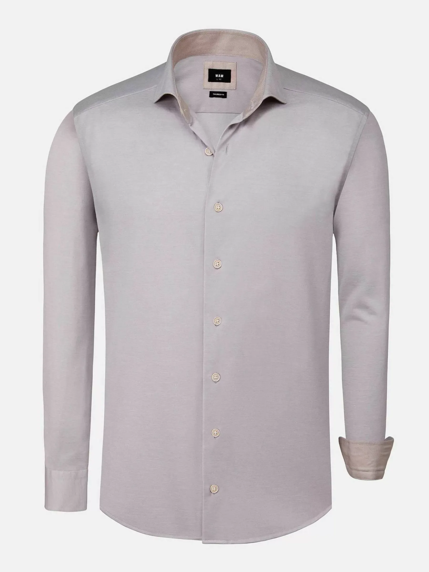 Wam Denim Overhemd Lange Mouwen<Jucinto Cut Away Collar Overhemd Lange Mouw Grey