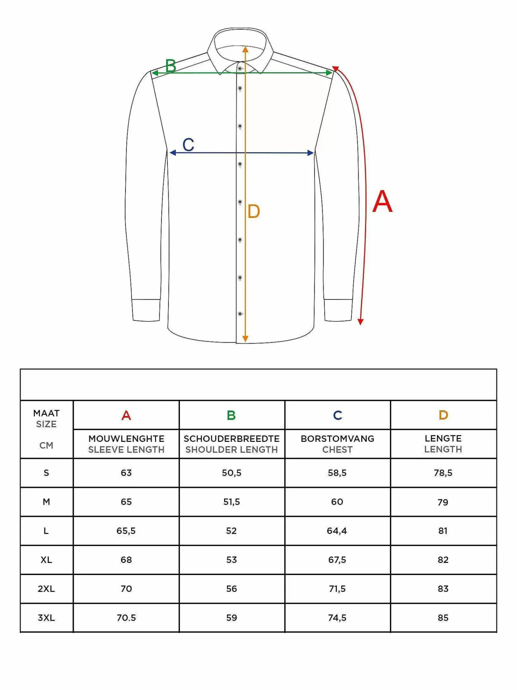 Wam Denim Overhemd Lange Mouwen<Kevin Regular Fit Orange Overhemd