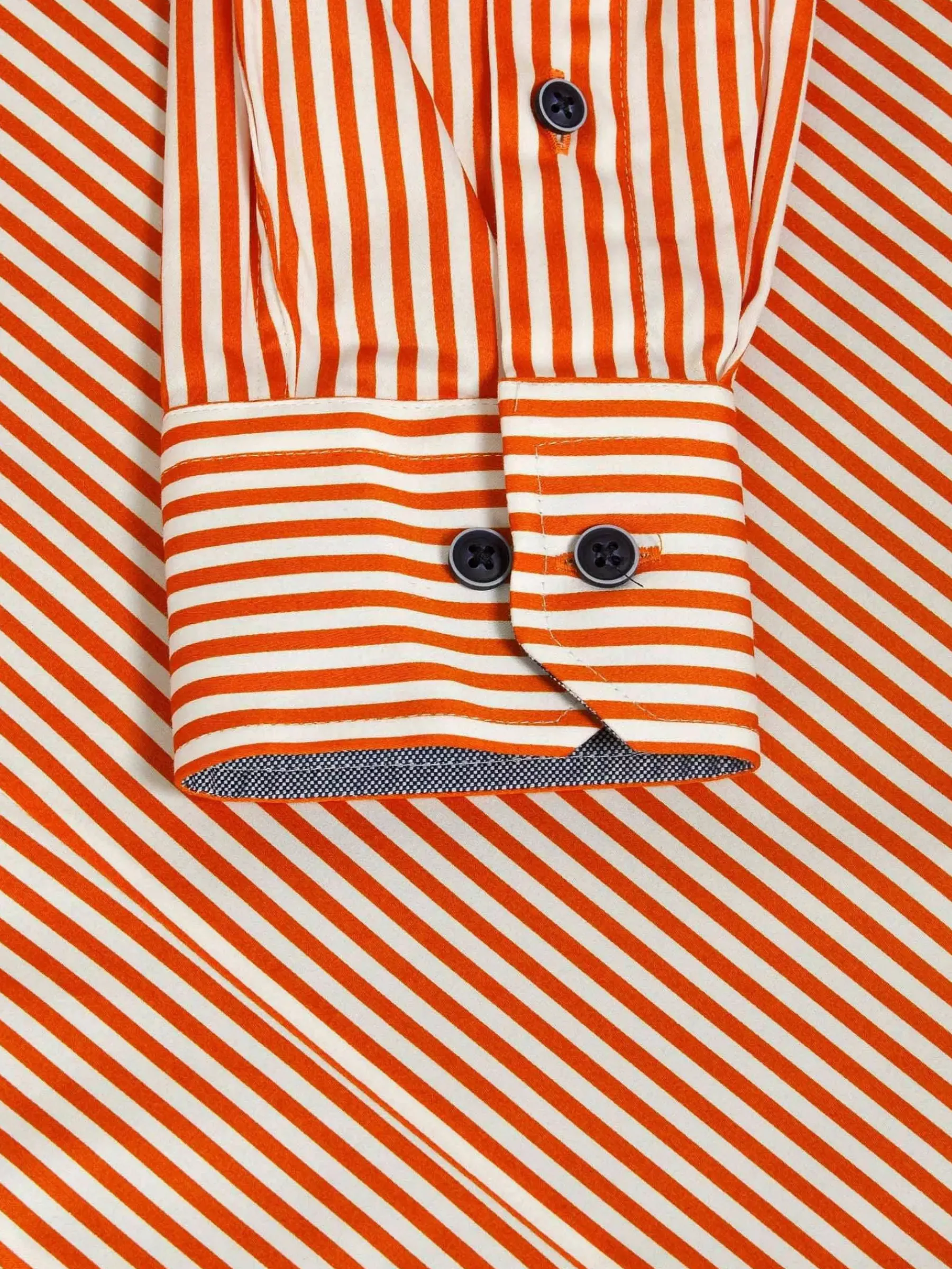 Wam Denim Overhemd Lange Mouwen<Kevin Regular Fit Orange Overhemd